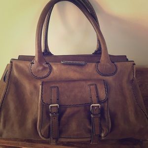 Chloe Edith Whiskey Leather Tote